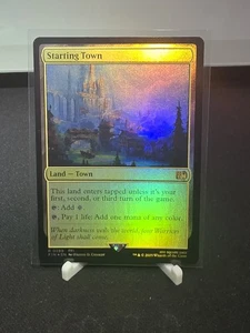 MTG Final Fantasy Starting Town R 289 Foil NM - Picture 1 of 2