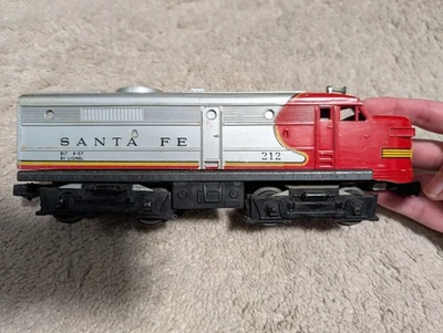 Lionel post War O Gauge #212 Santa Fe Dummy Car (damaged) - Image 1 of 4
