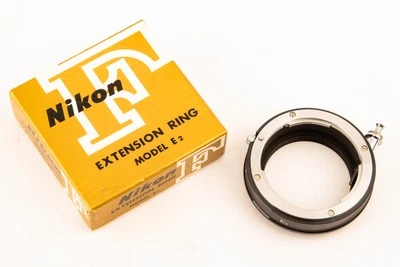 Nikon F Extension Ring Model E2 MINT in Original Box Vintage V22 - Image 1 of 4