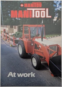 Original Manitou Manitool Compressor Loader Brochure, c 1980's - Picture 1 of 4