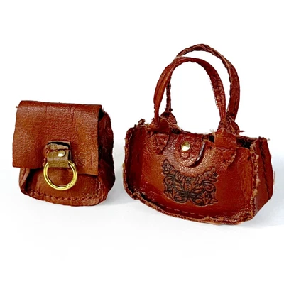 BRATZ DOLL Funk Out Accessories Brown Butterfly Handbag & Purse w/Ring - Image 1 of 4