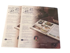 Two Creative Memories 12x12 Page Protectors 15 Sheets Each Old Style - Picture 1 of 4