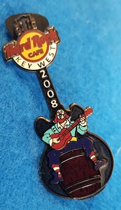 KEY WEST 2008  SINGING *PIRATE SERIES 2* GUITAR BARREL GUITAR Hard Rock Cafe PIN - Picture 1 of 1