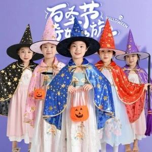 Conjuntos de Capa de Halloween Multicolor para Niños Estrella Disfraces de Halloween Bebé - Imagen 1 de 18