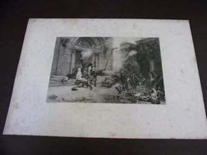 Antique Photogravure of Saragossa By Jules Girardet  - Picture 1 of 7