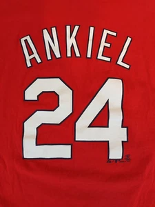 Rick Ankiel T Shirt Majestic St Louis Cardinals Mens Size XL MLB STL Cards Top - Picture 1 of 11