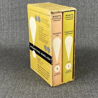 Rogets International Thesaurus Practical English Two Books - Image 1 of 4