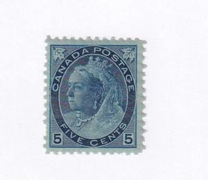 CANADA # 79 VF-MLH Q/VICTORIA 5cts NUMERAL CAT VALUE $350 (OHYEA) - Picture 1 of 1