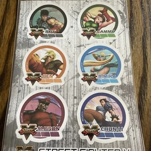 Juego de pegatinas 30 aniversario de Street Fighter V NUEVO/SELLADO - Imagen 1 de 7
