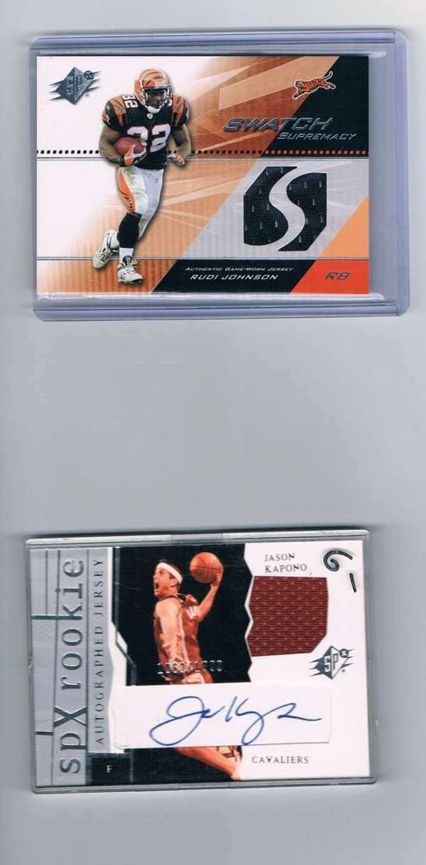 2005 SPx Swatch Supremacy #SWRJ Rudi Johnson NM-MT MEM Bengals - Image 1 of 1