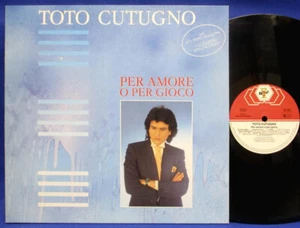 LP TOTO CUTUGNO - PER AMORE O PER GIOCO / GERMAN 1st PRESS. / VG++ MINT- - Bild 1 von 4