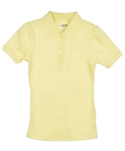 French Toast Unisex S/S Pique Polo (Sizes 8 - 20) - Picture 1 of 23