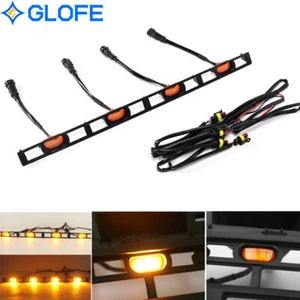 For 2012-15 Toyota Tacoma Front Hood Grille Amber LED Lights Assy w/Wire Harness - Picture 1 of 12