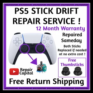 Playstation 5 Controller Analog Stick Drift Repair Service - Fast & Professional - Picture 1 of 2