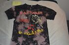 M Black Iron Maiden The Number Of The Beast Tee Cotton Made in Mexico