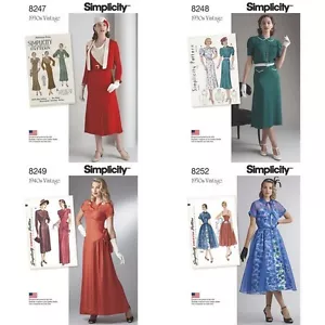 Abiti mancanti fuori produzione vintage retrò semplicità modello cucito taglia nuovi YouPick 8248 - Foto 1 di 18