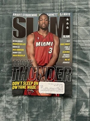 Revista SLAM de mayo de 2009 DWYANE WADE #127 Miami Heat con carteles Durant Garnett🏀 Foto 1 de 4