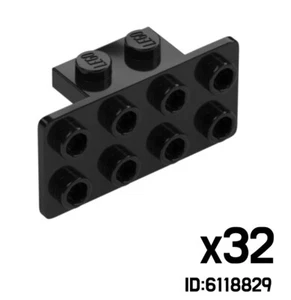 LEGO X32 PLACA ANGULAR 1X2 / 2X4 COLOR NEGRO 6118829 21731 - Imagen 1 de 1