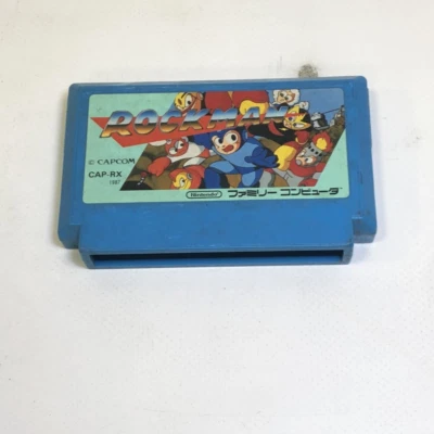 Rockman 1 Megaman Famicom FC NES Nintendo Japan retro game Used Tested - Image 1 of 4