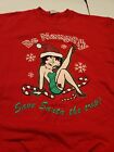 Betty Boop 2004 King Features Syndicate Be Naughty Christmas Sweatshirt L Only $20.00 on eBay