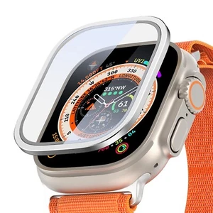 Do Apple Watch Ultra 1 + 2 49mm etui ze stopu aluminium + ochrona H9 hartowane szkło - Zdjęcie 1 z 7