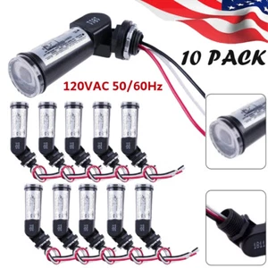LED Control Photocell Sensor Dusk To Dawn Outdoor Swivel Photo Cell Light 120V S - Picture 1 of 8