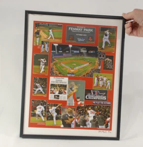 FRAMED Boston Red Sox 2013 World Series Photo Poster by Steve Marlin Limited Edt - Picture 1 of 5