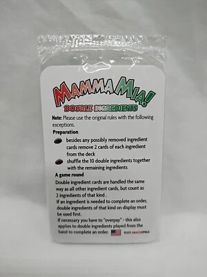 Mamma Mia! Double Ingredients Board Game Expansion Pack Sealed - Image 1 of 4