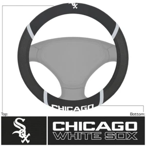 Cubierta de volante de malla bordada MLB Chicago White Sox - Imagen 1 de 1