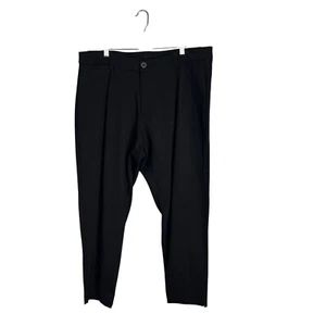 Kut From The Kloth Ankle Straight Trousers Women's Plus 18W Ponte Knit Black NWT - Picture 1 of 8