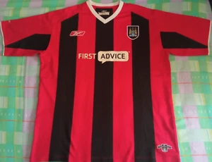 Camiseta Trikot Shirt MANCHESTER CITY Reebok away Size XL Year 2003 Vintage - Foto 1 di 7