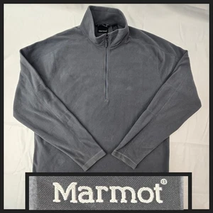 Marmot Rocklin Fleece Pullover Mens Extra Large Gray 1/2 Zip Outdoors Hiking - Picture 1 of 9