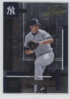 2003 Playoff Absolute Memorabilia Mike Mussina #90 HOF - Image 1 of 2