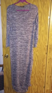 womens long dress size small black grey and white, reborn - Picture 1 of 3
