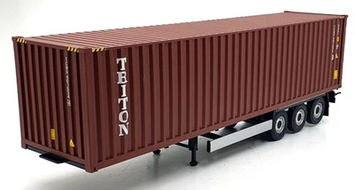 Solido 1/24 Scale S2400501 - 2021 Remorque Porte Container - Red - Image 1 of 4