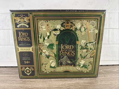 NUEVO Rompecabezas Señor de los Anillos 1000 Piezas Lámina de Oro 25.6x25.6" Gandalf Foto 1 de 4