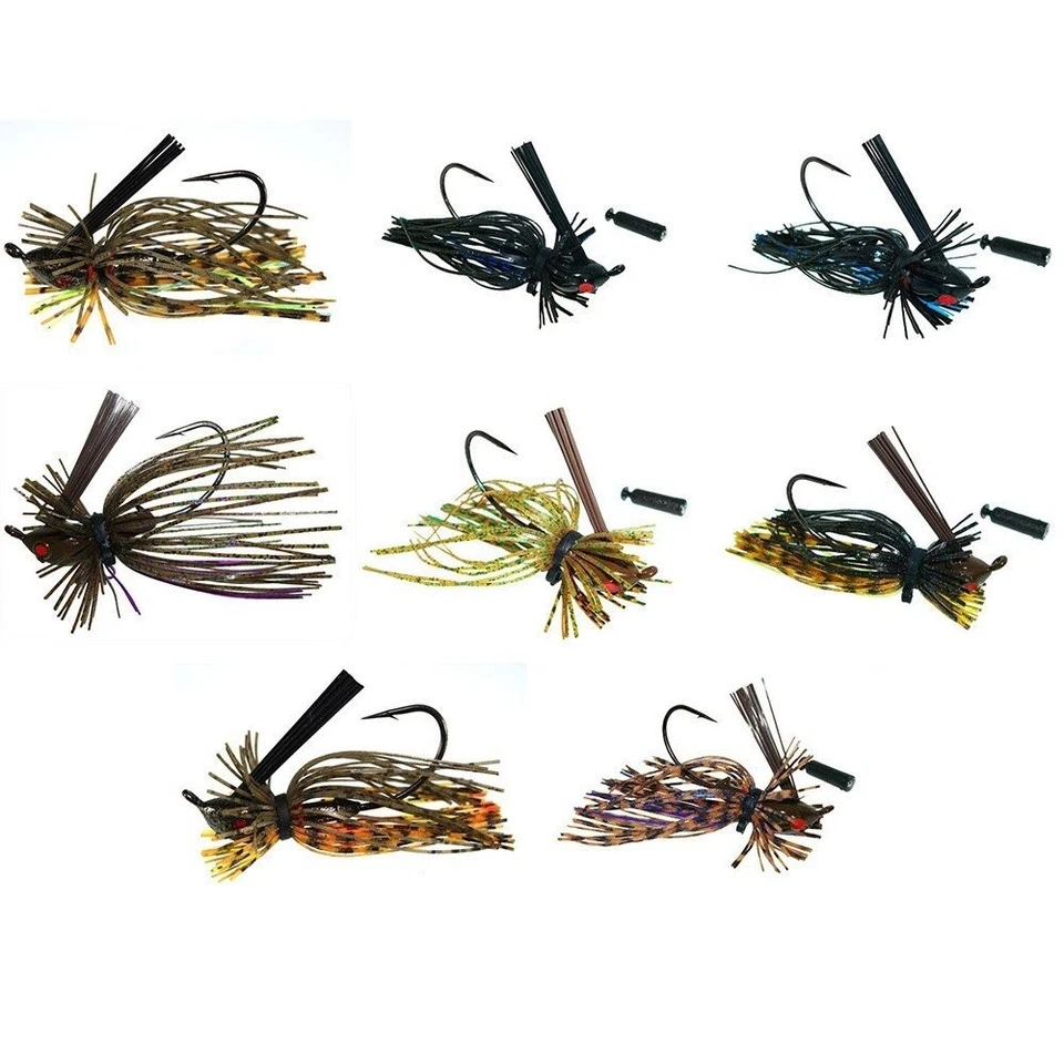 Paquete de 2 señuelos de pesca Jewel Eakins Finesse Flipn Jig 3/8 OZ Foto 1 de 1