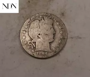 Medio dólar de peluquero 1894-O - 90 % plata - #H416 - Imagen 1 de 3