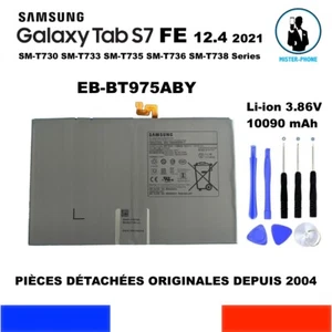 ORIGINAL BATTERY SAMSUNG GALAXY TAB S7 FE 12.4 2021 SM-T730 SERIES EB-BT975ABY - Photo 1/9