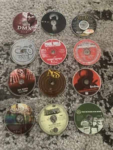 Lot Of 12 CDs Hip Hop Rap G Unit DMX Jim Jones C-Bo Ludacris Nas Busta+ UNTESTED - Picture 1 of 12