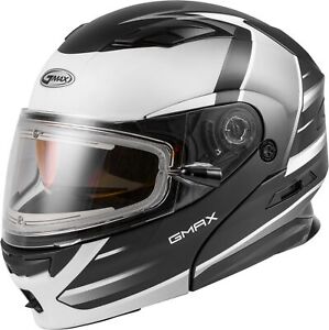 GMAX MD-01S Descendant Modular Snow Helmet w/Electric Shield Black/White