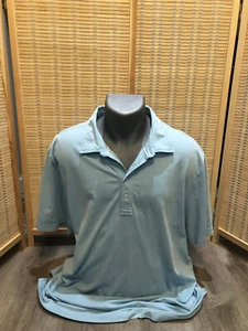 TravisMathew Golf Short Sleeve Men's Polo Shirt XL Light Blue (H81) - Picture 1 of 8