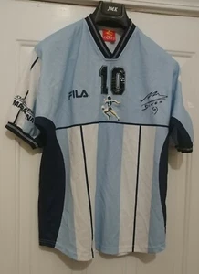 FILA S OPEN SPORTS HOMENAJE A DIEGO MARADONA MEN'S POLYESTER SS JERSEY SIZE L - Picture 1 of 12