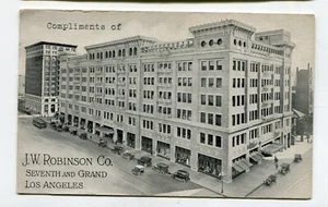 Early LOS ANGELES CA Postcard J W ROBINSON NEW DEPARTMENT STORE 1918 - Picture 1 of 2
