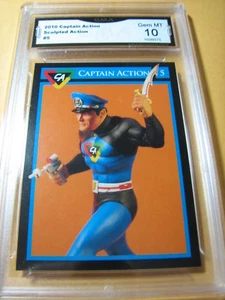 Captain Action 2010 Captain Action acción esculpida # 5 grado 10 L@@K - Imagen 1 de 1