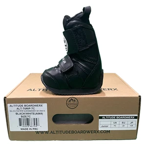 BOTAS DE SNOWBOARD CON GANCHO Y BUCLE PARA NIÑOS PEQUEÑOS UNISEX ALTITUD ""RIPSTER JR"" TALLA: 7C - Imagen 1 de 8