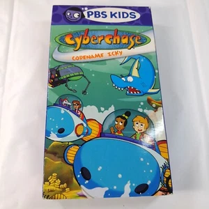 PBS Kids Cyberchase VHS Codename Icky & Harriet Hippo & the Mean Green Vintage - Picture 1 of 7