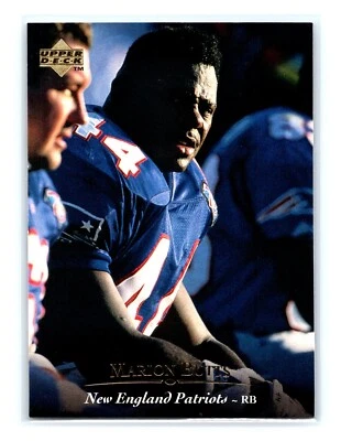 1995 Upper Deck Football #160 Marion Butts    New England Patriots - Image 1 of 2