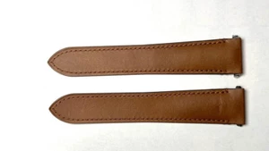 Cartier Santos Large KD8DJABL 21X18mm Brown Calfskin Strap Authentic OEM - Picture 1 of 4