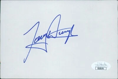 Tony Dungy Pittsburgh Steelers Signed 4x6 Index Card JSA Authenticated - Image 1 of 2